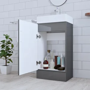 Floor Standing Vanity Unit with Basin | Cloakroom Vanity Unit