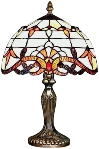 Tiffany Lamps, Stained Glass Handmade Tiffany Vintage Bedside Table Lamp