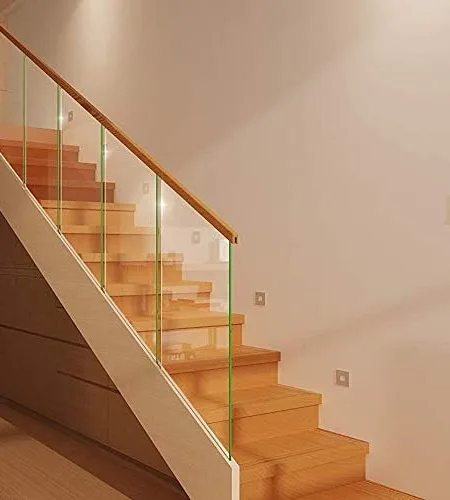 Toughened Clear Glass stair Panels