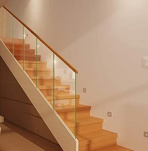 Toughened Clear Glass stair Panels