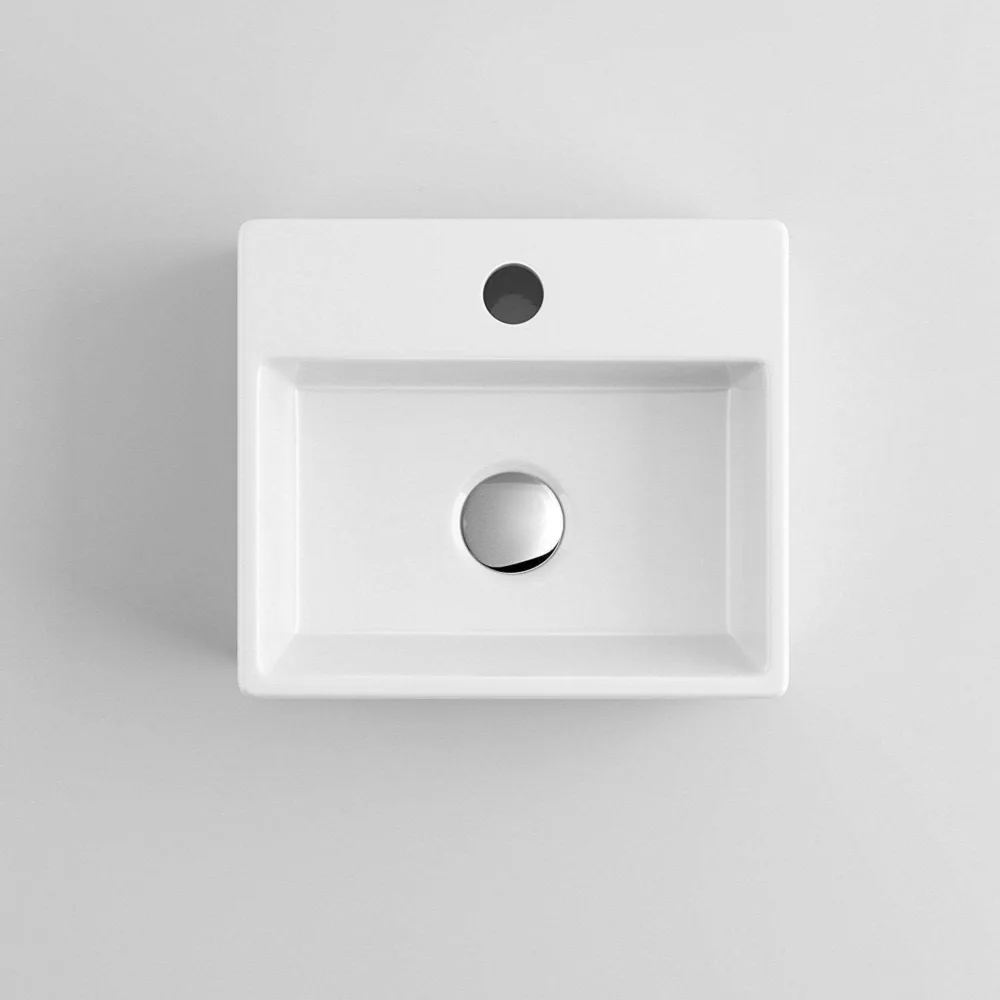 Square Ceramic Small Bathroom Sink