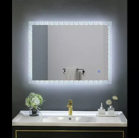 Illuminated bathroom LED Mirror