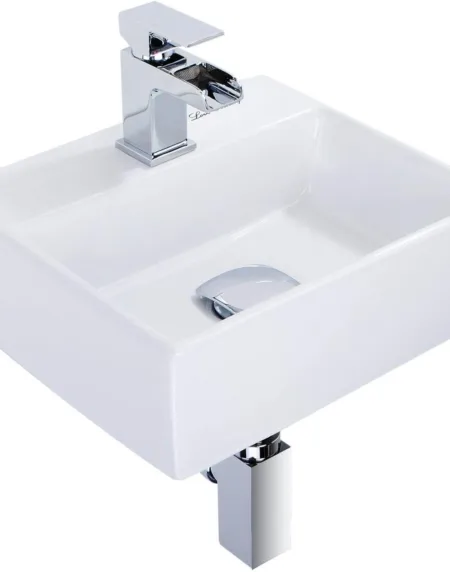 Square Ceramic Small Bathroom Sink