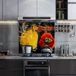 Tempered Glass Splashback for Kitchen