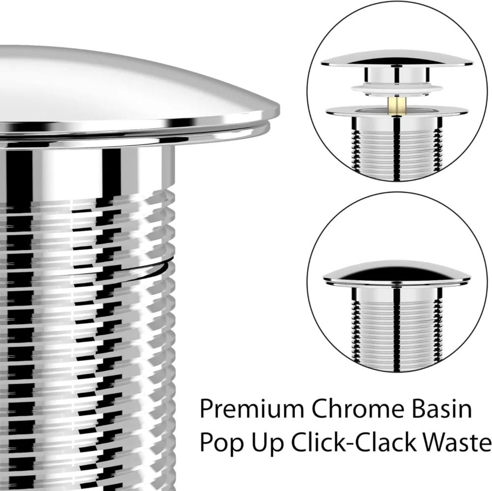 Pop Up Basin Waste - UnSlotted