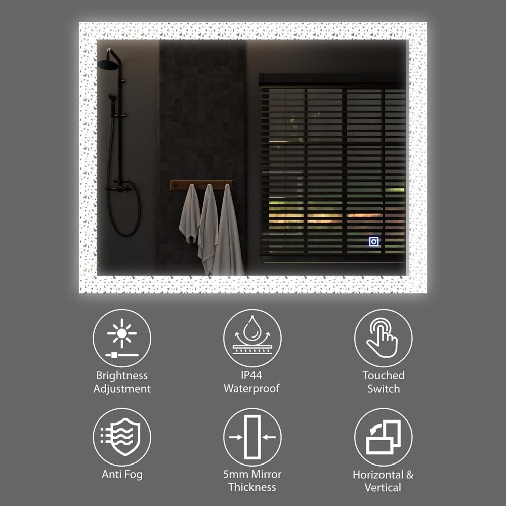 Anti Fog Bathroom LED Mirror