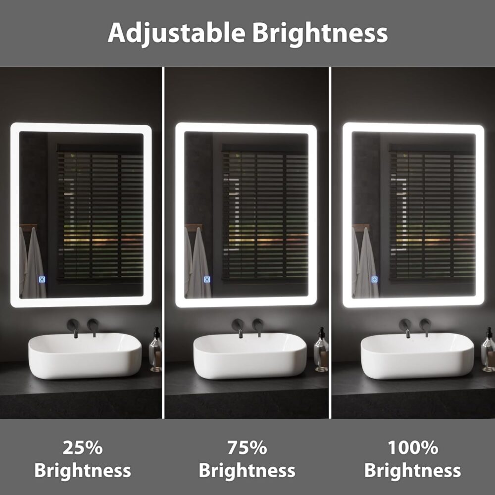 Antifog Wall LED Mirror