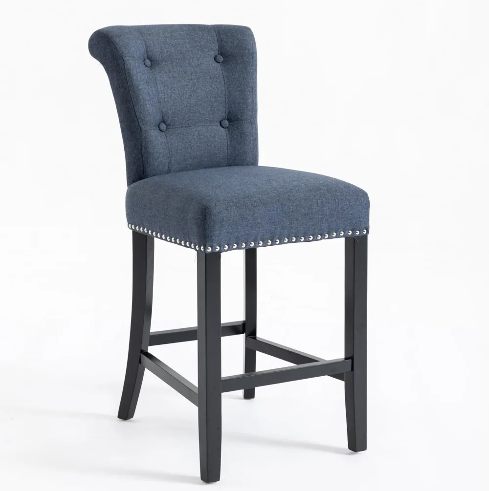 Belofay Bar Stools with backs Upholstered Seat Backrest