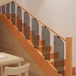 Toughened Grey Tinted Decking Panel for Stair, Landing, or Balcony.