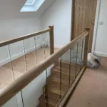 Toughened Clear Glass Baluster Decking Panel Rack Railing