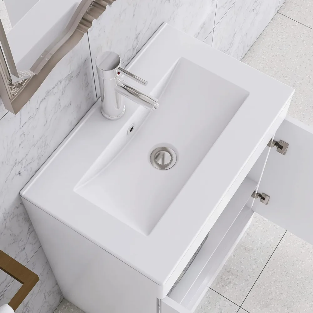 Floor Standing Vanity Unit with Basin