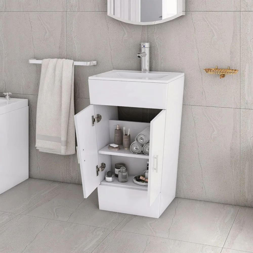 Floor Standing Vanity Unit with Basin